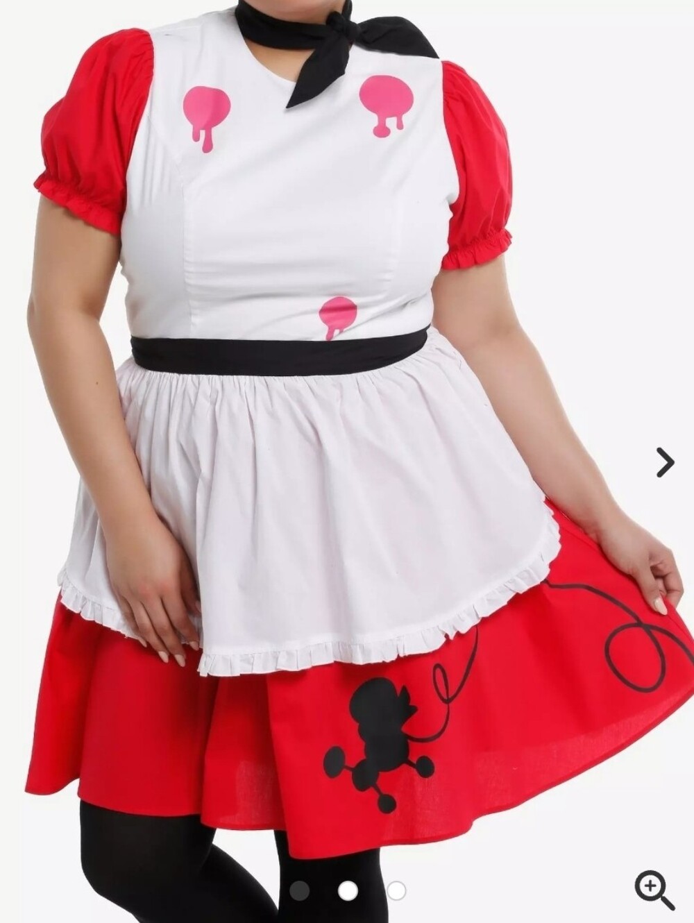 Hot Topic Hazbin Hotel Niffty Apron Dress ( NO APRON) 5X(AS IS